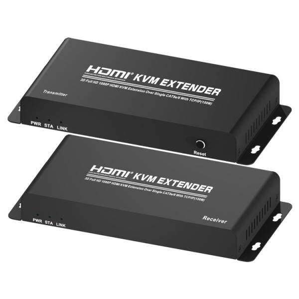 Quality 2.25Gbps 150M HDMI KVM Extender With TCP IP for sale