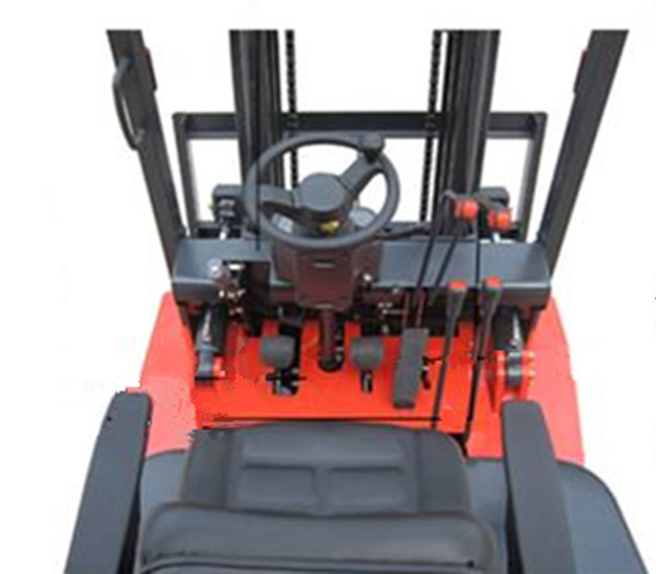 Durable 3 Ton Forklift , 3 Stage Fork Lift Trucks Stainless Steel Boarding Platform