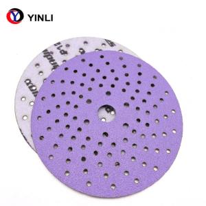 China Metal Polishing Zirconia Sanding Disc 6 Inch Sanding Discs 80 Grit With Multihole wholesale
