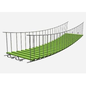 Playground Suspension Rope Net Bridge For Walking Passage