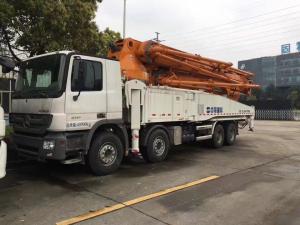 China Cylinder Type ZLJ5419THB 52m Used Concrete Pump for Ready-Mix Construction Machinery wholesale