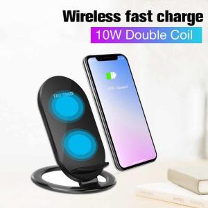 China Vertical wireless charging 7.5W fast wireless charger for IPHONE X mobile phone Samsung 10W wholesale