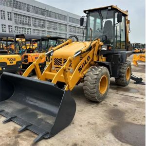 Landscaping Used Backhoe Loader Lingong SDLG LGB680 8 Ton