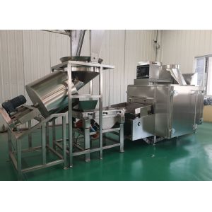 Industrial Salted Peanut Frying Machine , Roasted Salted Peanuts Processing Line