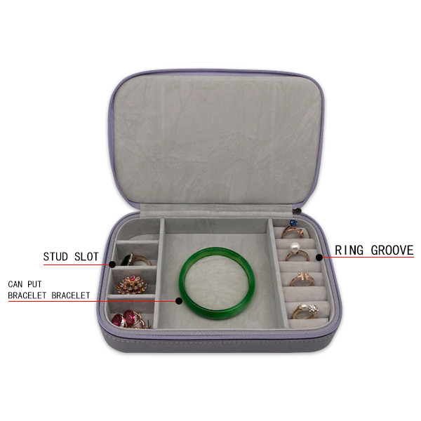 Various Size PU Leather Portable Jewelry Storage Box