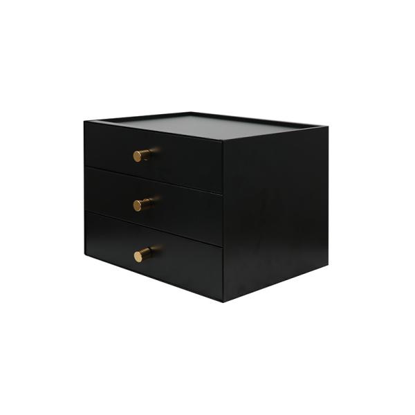 Quality Makeup Organizer Drawer Filing Cabinet Drawer Box With Handle for sale