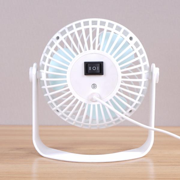 5 Inch Mini USB Charging Orbit Clip Desk Fan White Ceiling Household Air Cooling Fan