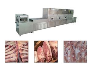 China Belt Type Frozen Meat Microwave Thawing Machine wholesale