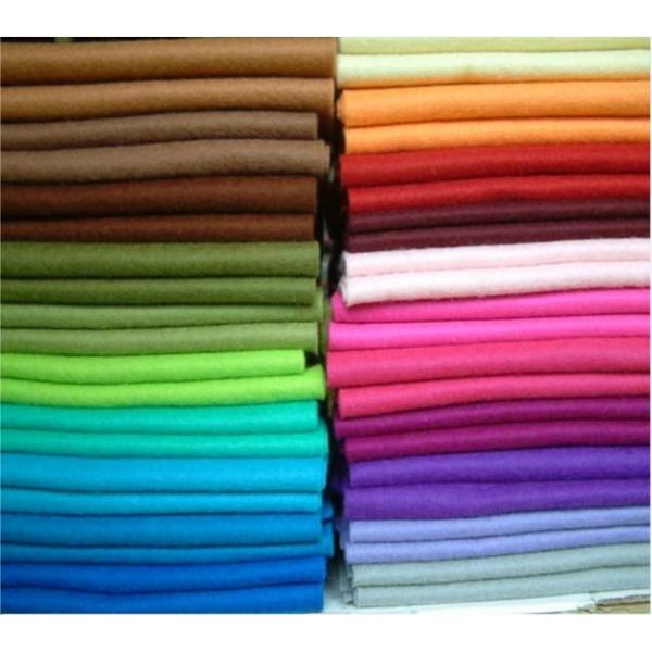various color wool pressed nonwoven felt,customized thickness felt wool fabric
