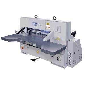 China Double Guide Hydraulic Paper Cutting Machine With Touch Screen wholesale
