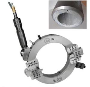 China High Speed Auto Pneumatic Pipe Cutting Beveling Machine Tube End Chamfering Tool on sale