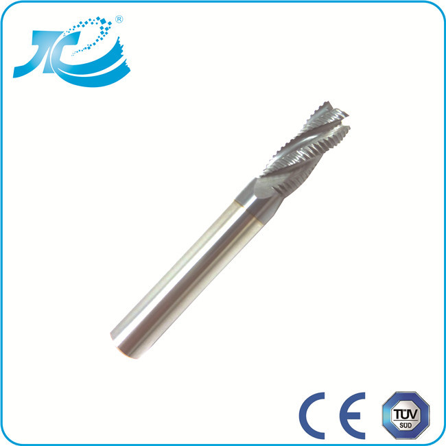 Ultra Micro Grain Carbide End Mills Roughing End Mills For Slotting / Milling