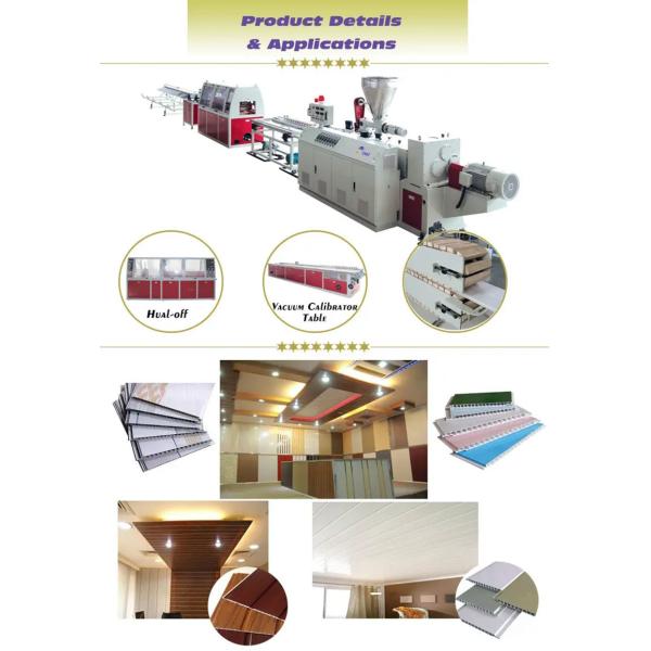 200kg/H Plastic Upvc Pvc Profile Extrusion Line Window And Door Sills Extruder Machine Line