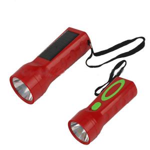 China Anfly 1 super bright LED rechargeable solar powered emergency flashlight wholesale