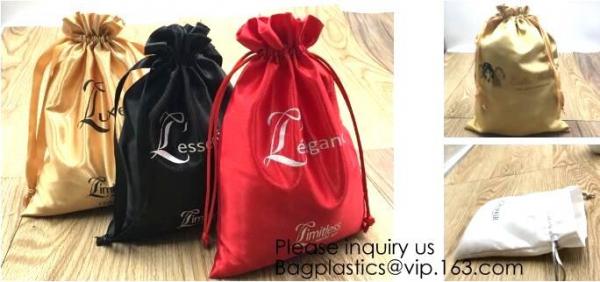 Satin Gift Bag For Midi Wrap Dress,Elegant Purple Satin Pouch For Rings,Satin Drawstring Bag For Cosmetic, bagease pack