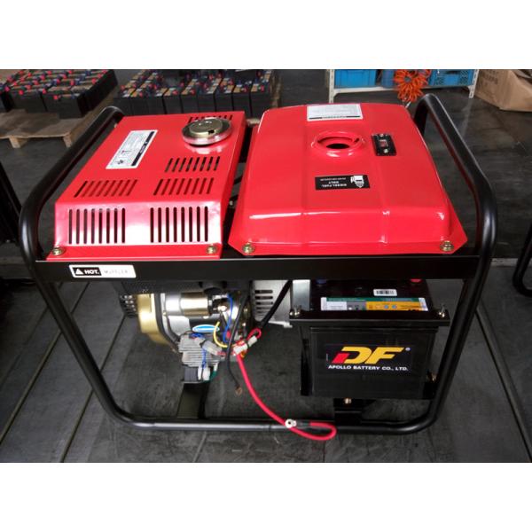 2KW Red Portable Silent Power Generators With Electric Start And Hand Start System