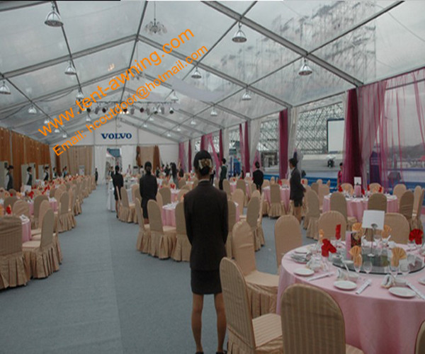 Clear Roof Tents for Wedding Party Event Aluminum Structure Fire Retardant Marquee