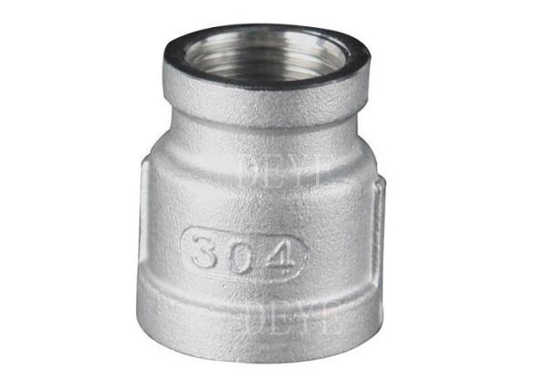 Quality Stainless Steel Screwed Threaded Pipe Fittings Reduce Coupling for sale