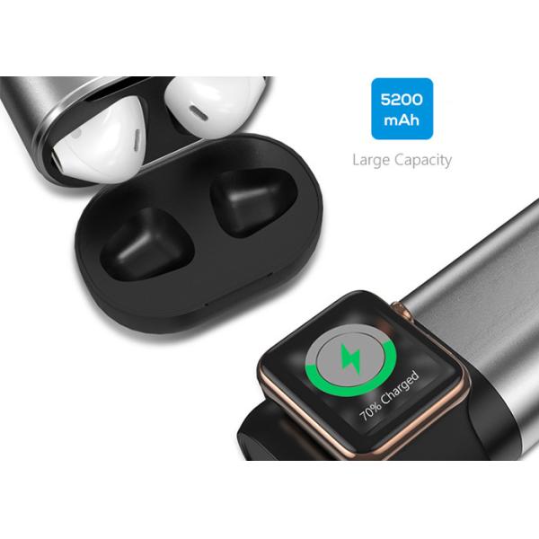 China Qi Standard 5200mAH Wireless Charger Power Bank 3 In 1 wholesale