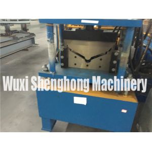 China 4m Length Roof Flashing Gutter Making Machine With Gearing Rigging wholesale