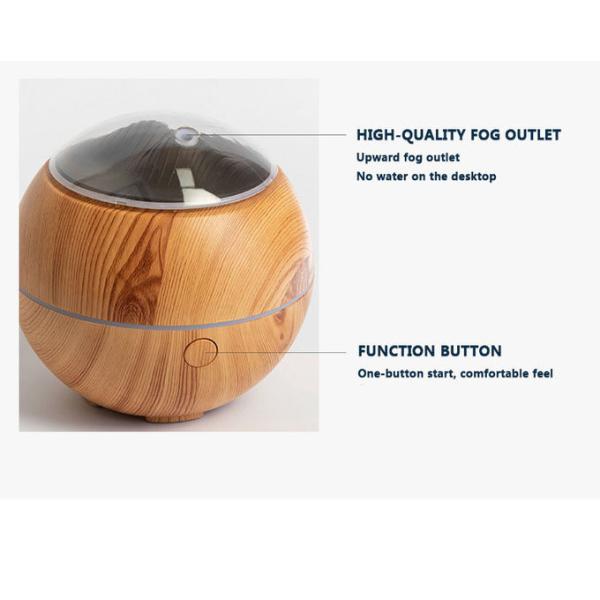100ML Plastic Aroma Diffuser 7 Color Lights Portable Mini USB Mountain View Diffuser