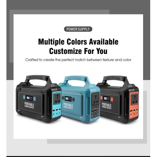 Home Fast Charging Portable Power Station 40ah 150W Mini Solar System Generator