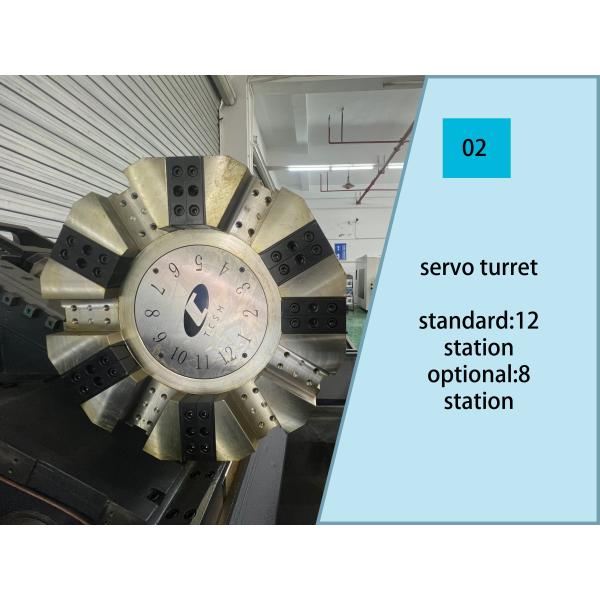 High Rigidity 5052S Slant Bed CNC Lathe Machine For Metal Machining 500mm Turning