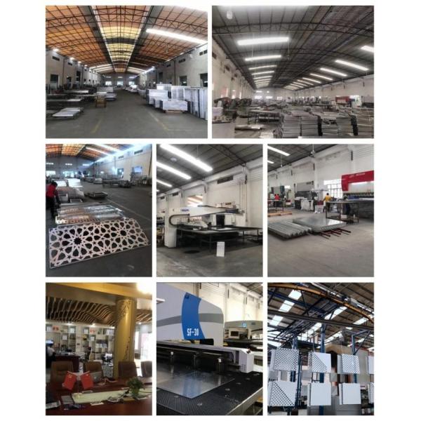 Customized metal facades aluminium cladding sheet with round holes pattern
