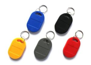 China IC+ID Composite keychain / 13.56MHz+125KHz Dual frequency key ring card wholesale