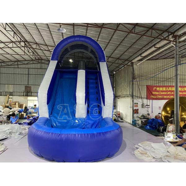Waterslide With Pool Commercial Inflatable Water Slide For Kids Mini Cheap Bounce House Jumper Bouncy Jump Castle Bounce