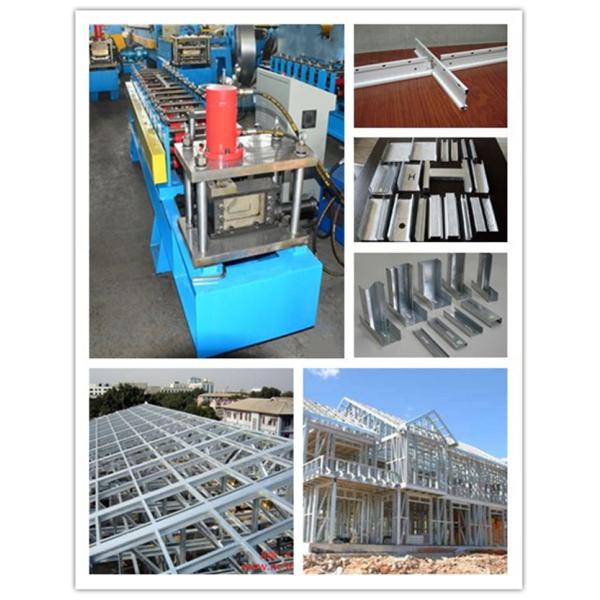 High Efficient Channel Making Machine Channel Roll Forming Machine For Building Steel Stud Roll Forming Machine