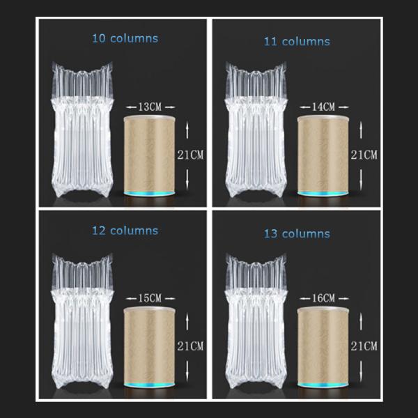 High quality Self Adhesive Seal bubble cushion bag wine bottle air column packaging,air filled bags