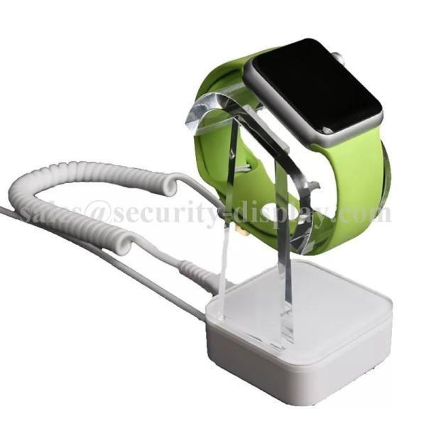 Smart Watch Anti Theft Alarm Display With Recoiled Sensor Cable