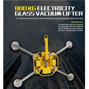 China Construction Glass Processing 800kg Vacuum Suction Cup Glass Lifter wholesale