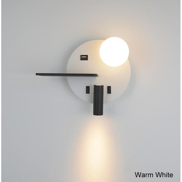 LED wall Light with switch USB LED Reading wall mounted bedside reading lights (WH-OR-120)