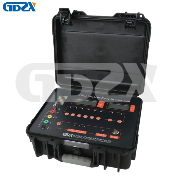 Quality ZXR-3A Wide Measurement Range Transformer Test Equipment , 3A Transformer dc Resistance Tester Meter Fast Test Speed for sale