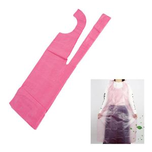 China Pink Disposable Aprons , Professional Disposable Polyethylene Aprons wholesale