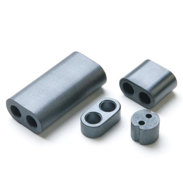 Ni-Zn RID Ferrite Core Material , Lightweight Magnetic Material Silver Grey Color