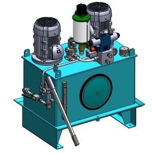 Buy cheap High Pressure AC380V 4KW Industry Hydraulic Power Units with 2 Motors from wholesalers