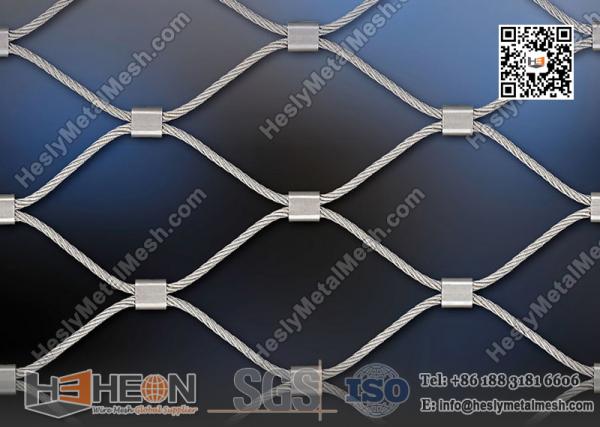 Ferruled 316L wire rope mesh