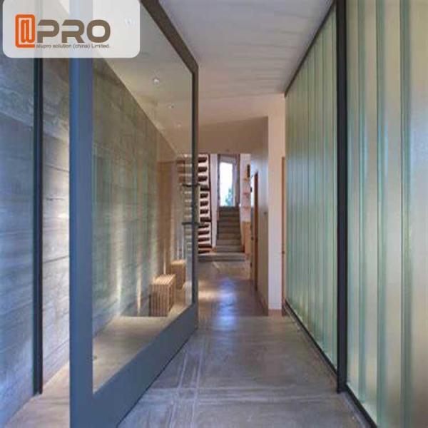 Outward Opening Entry Pivot Doors Thermal Insulated Aluminum Frame modern pivot door Pivot front door