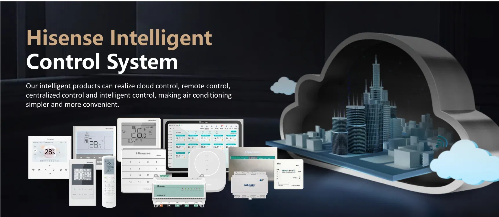 Hisense Air Conditioner Adaptive Controller showing front view