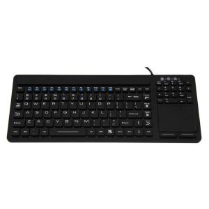 EN60601 Passed Waterproof Medical Keyboard With Touchpad Including Numeric