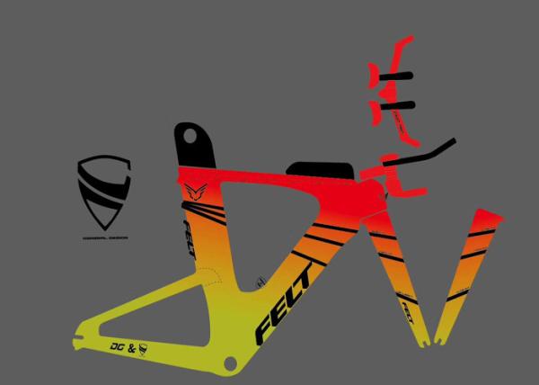 Quality Offset Printing Custom Cycling Stickers For Bikes Environment Friendly for sale