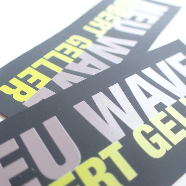 Reflective Color Surface Screen Printed Label Sewing On Clothes