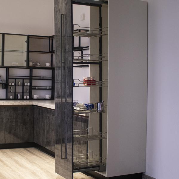 OEM Custom Furniture Hardware Gray Cabinet Handles Long 1646mm