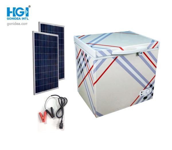Quality Outdoor Rechargeable Solar Powered Mini Freezer 70L 2.5 Cu Ft Chest Freezer for sale