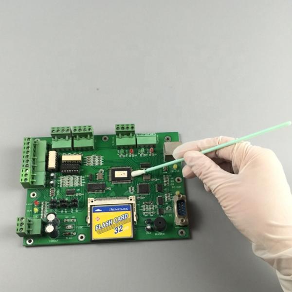 Industrial Sponge ESD Safe Swabs , Electronic Long Cleaning Swabs Pp Stick