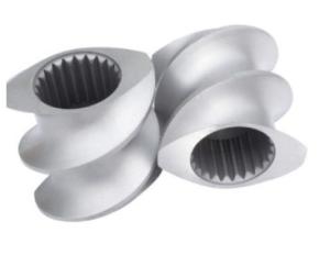 China 316L Twin Screw Element For Plastic Masterbatch Machine Production Line on sale