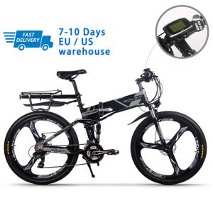 China EU STOCK 26&quot; Electric Assist Full Suspension Mountain Bike Mtb Rich Bit Top 860 26&quot; 36v 250w 12.8Ah wholesale
